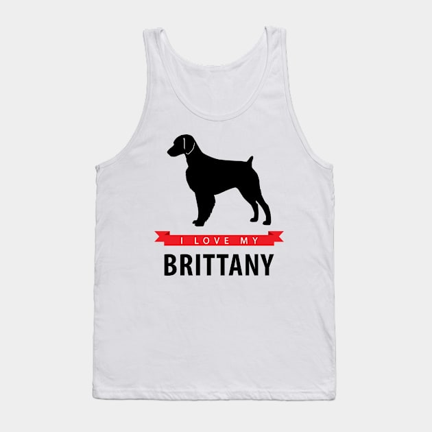 I Love My Brittany Tank Top by millersye